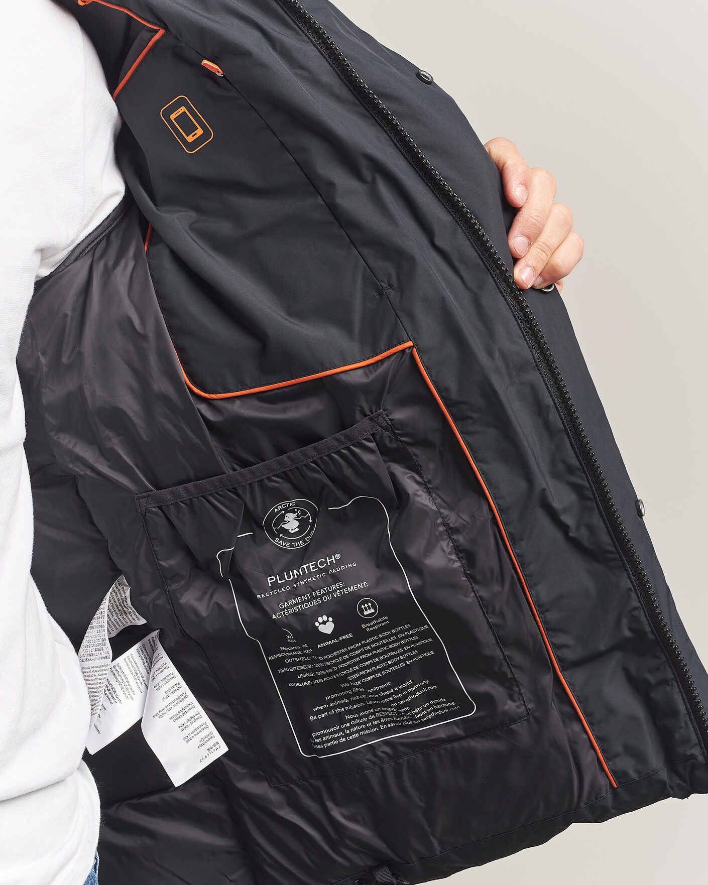 Heren | Jassen | Save The Duck | Espel Short Arctic Parka Black