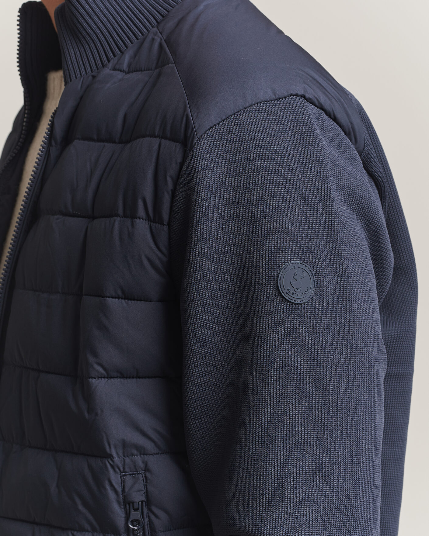 Homme | Manteaux Et Vestes | Save The Duck | Sedum Hybrid Jacket Blue Black