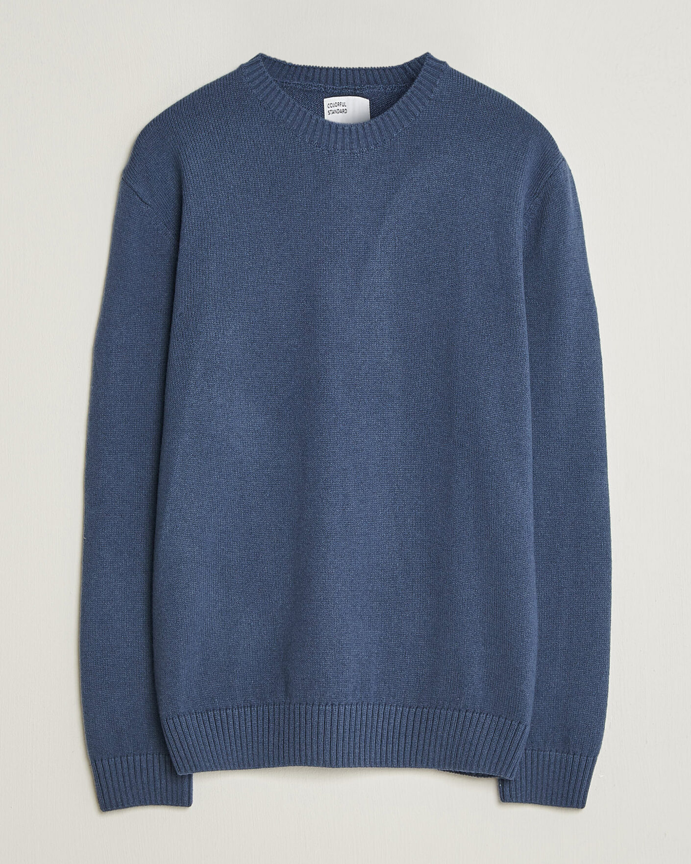 Heren | Truien | Colorful Standard | Classic Merino Wool Crew Neck Petrol Blue