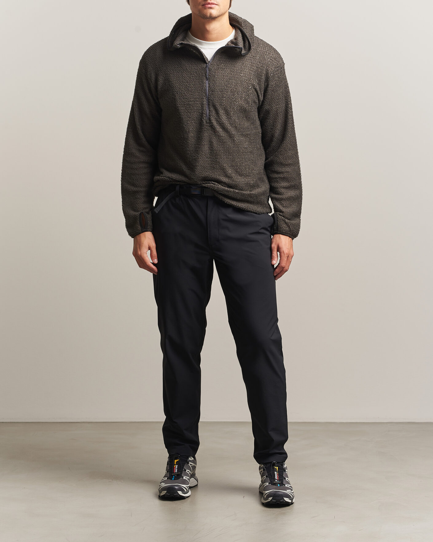 Homme | Pantalons | Snow Peak | Water-Repellent Stretch Tapered Pants Black