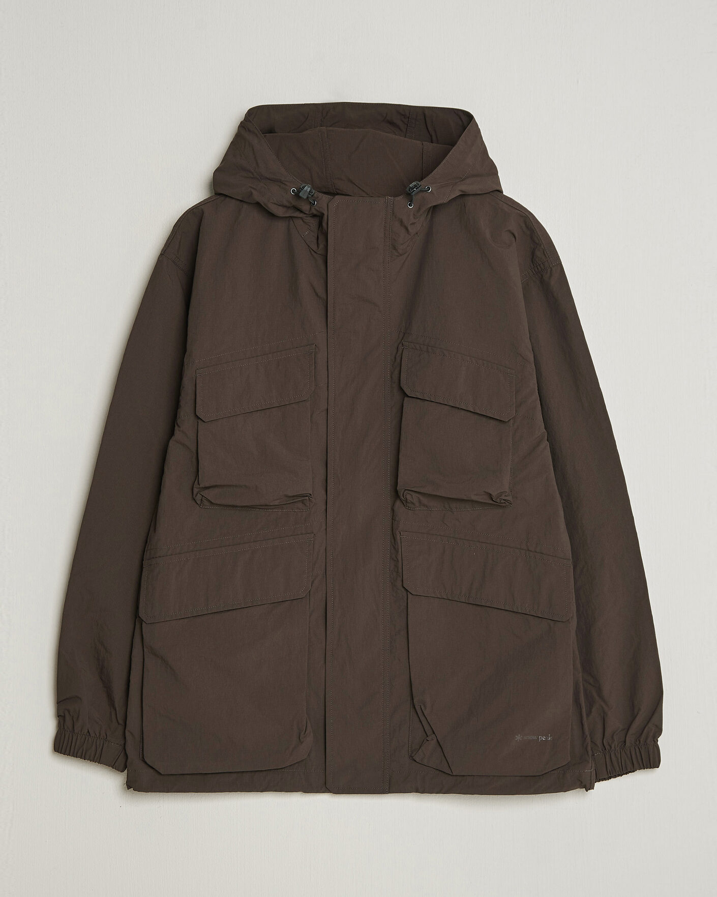 Homme | Manteaux Et Vestes | Snow Peak | Nylon Double Rip Jacket Dark Brown