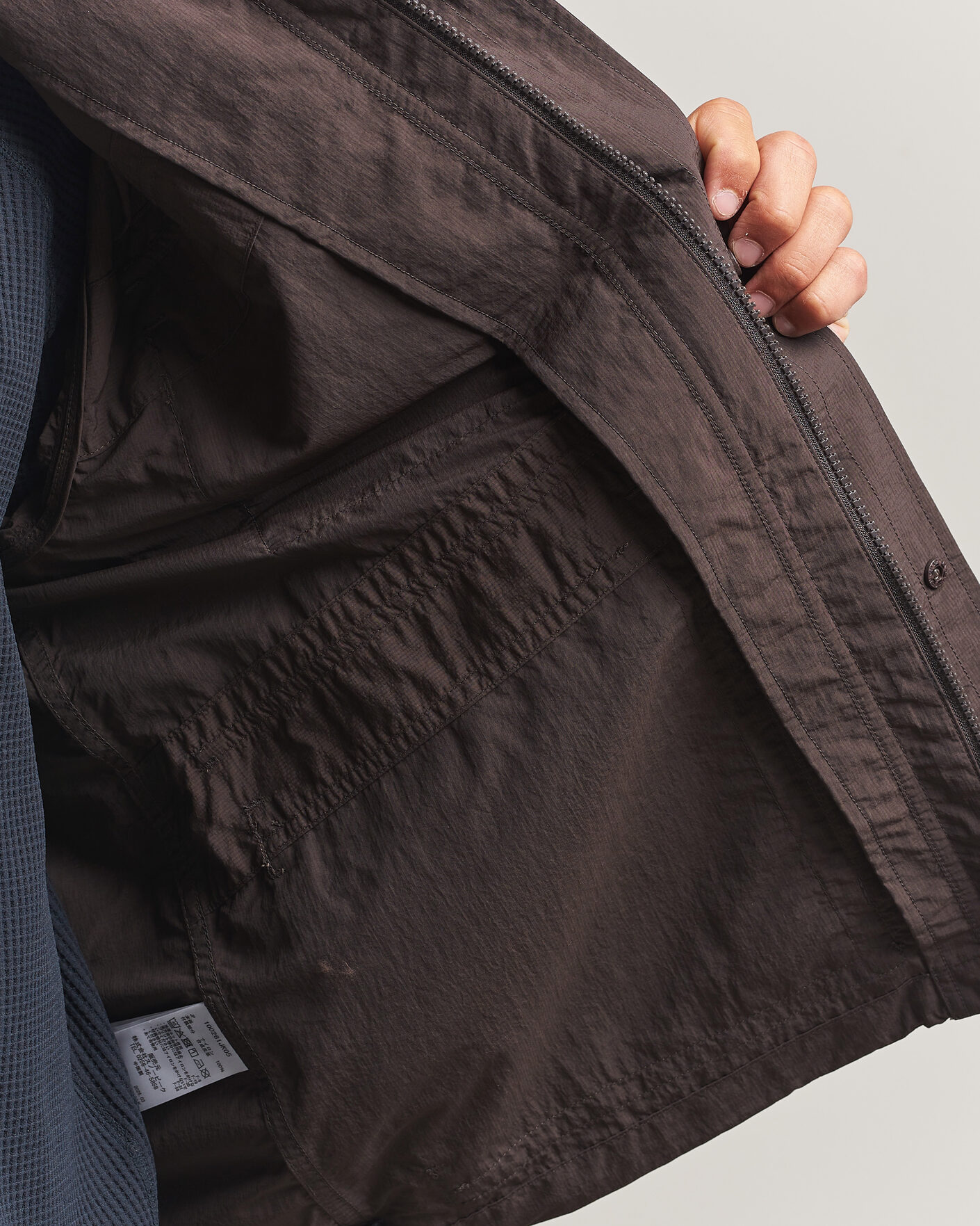Homme | Manteaux Et Vestes | Snow Peak | Nylon Double Rip Jacket Dark Brown