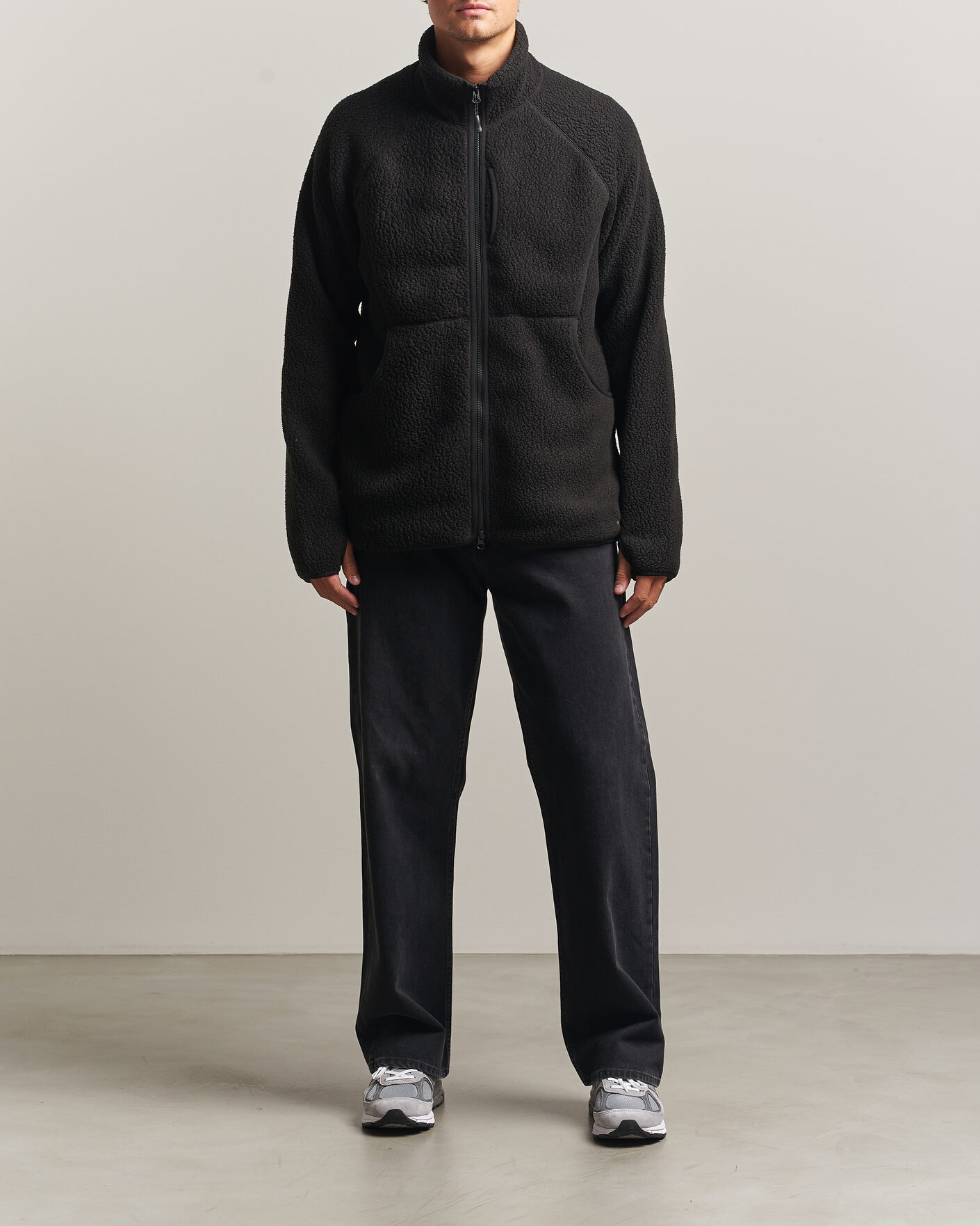 Heren | Jassen | Snow Peak | Thermal Boa Fleece Jacket Black