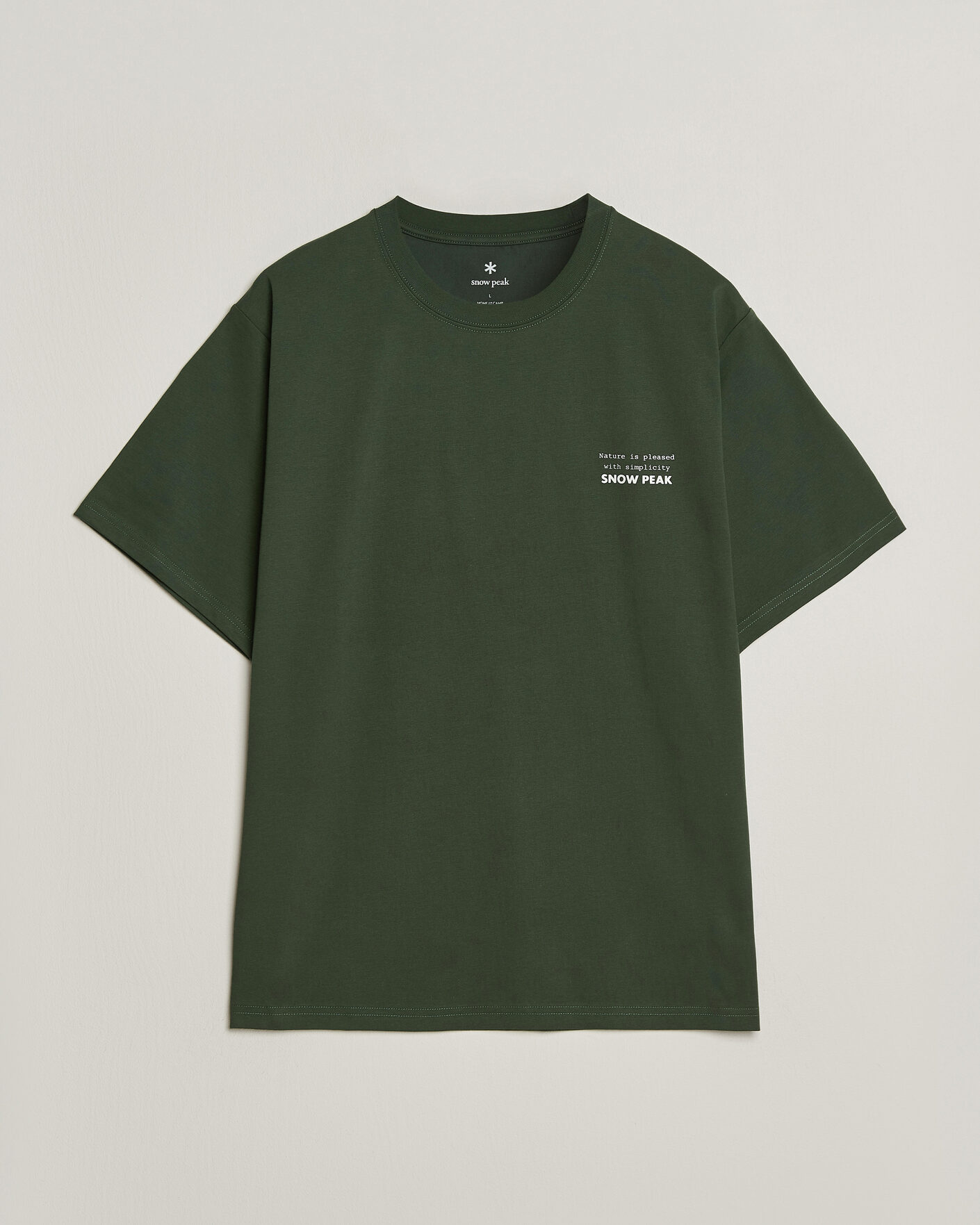 Heren | T-shirts | Snow Peak | Elemental Balance T-Shirt Dark Green