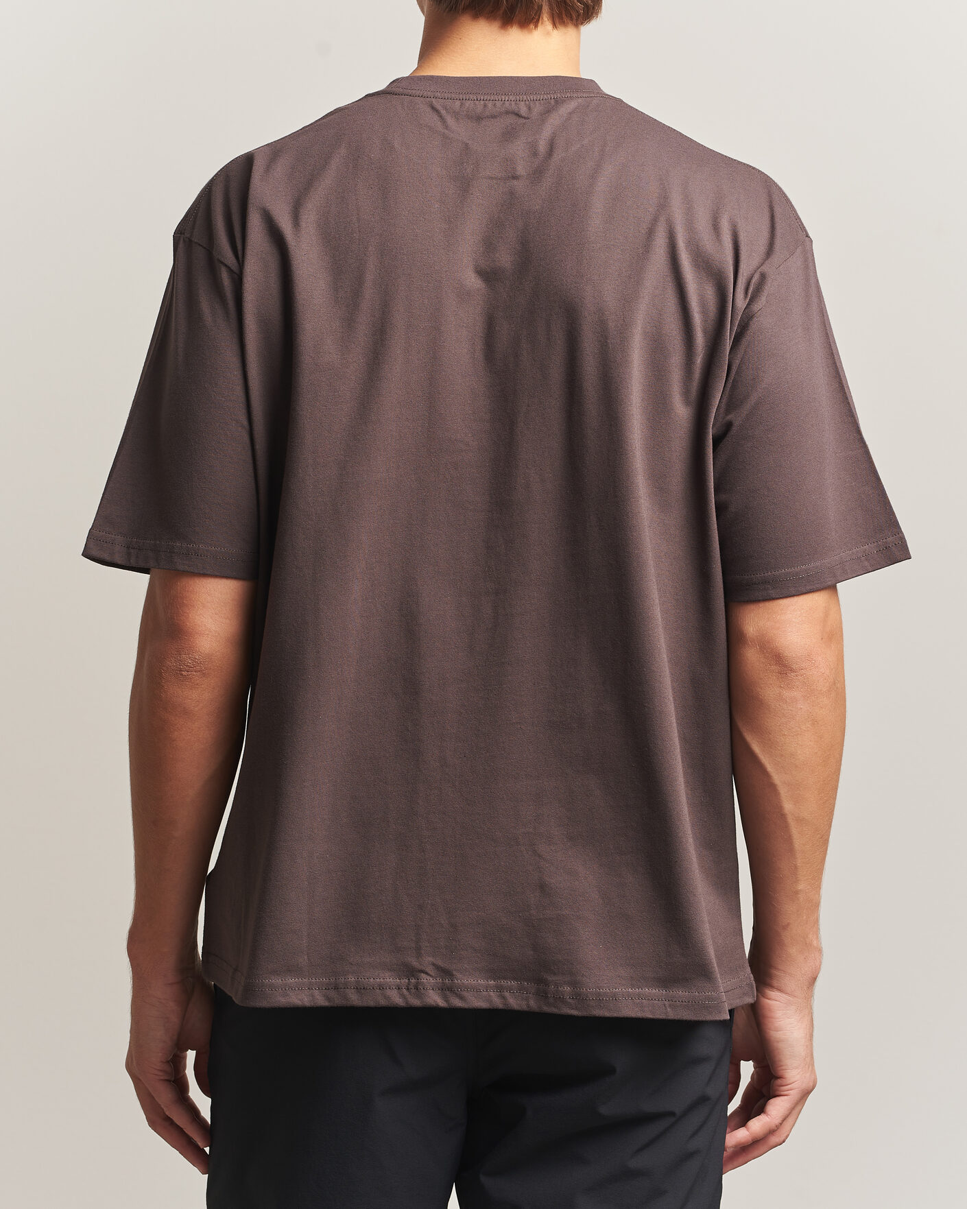 Homme | T-shirts | Snow Peak | Soft Cotton Relaxed Logo T-Shirt Brown