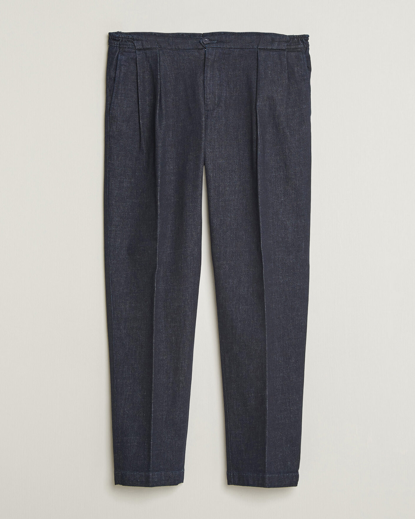 Heren | Broeken | Briglia 1949 | Portobello Loose Fit Denim Trousers Dark Blue