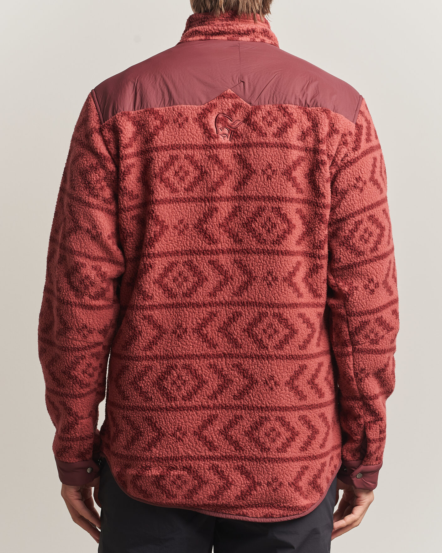 Heren | Jassen | Norrøna | Tamok Warm3 Fleece Jacket Cowhide