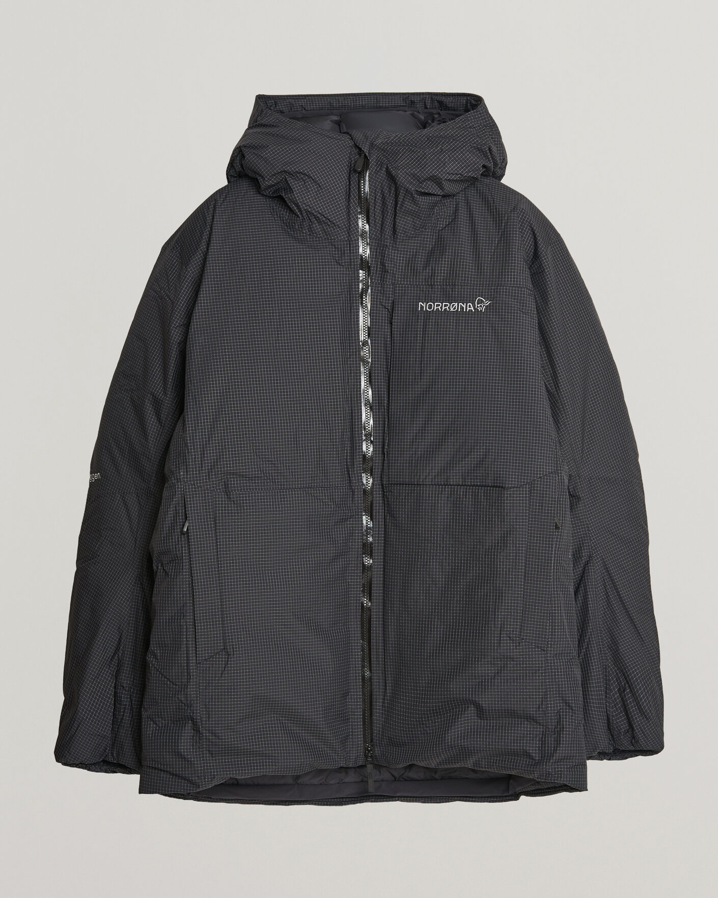 Homme | Manteaux Et Vestes | Norrøna | Trollveggen dri2 Down 800 Zip Hood Caviar Black