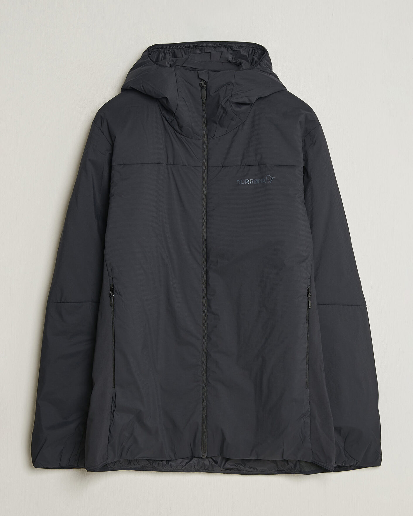 Heren | Jassen | Norrøna | Femund Thermo Zip Hood Caviar Black