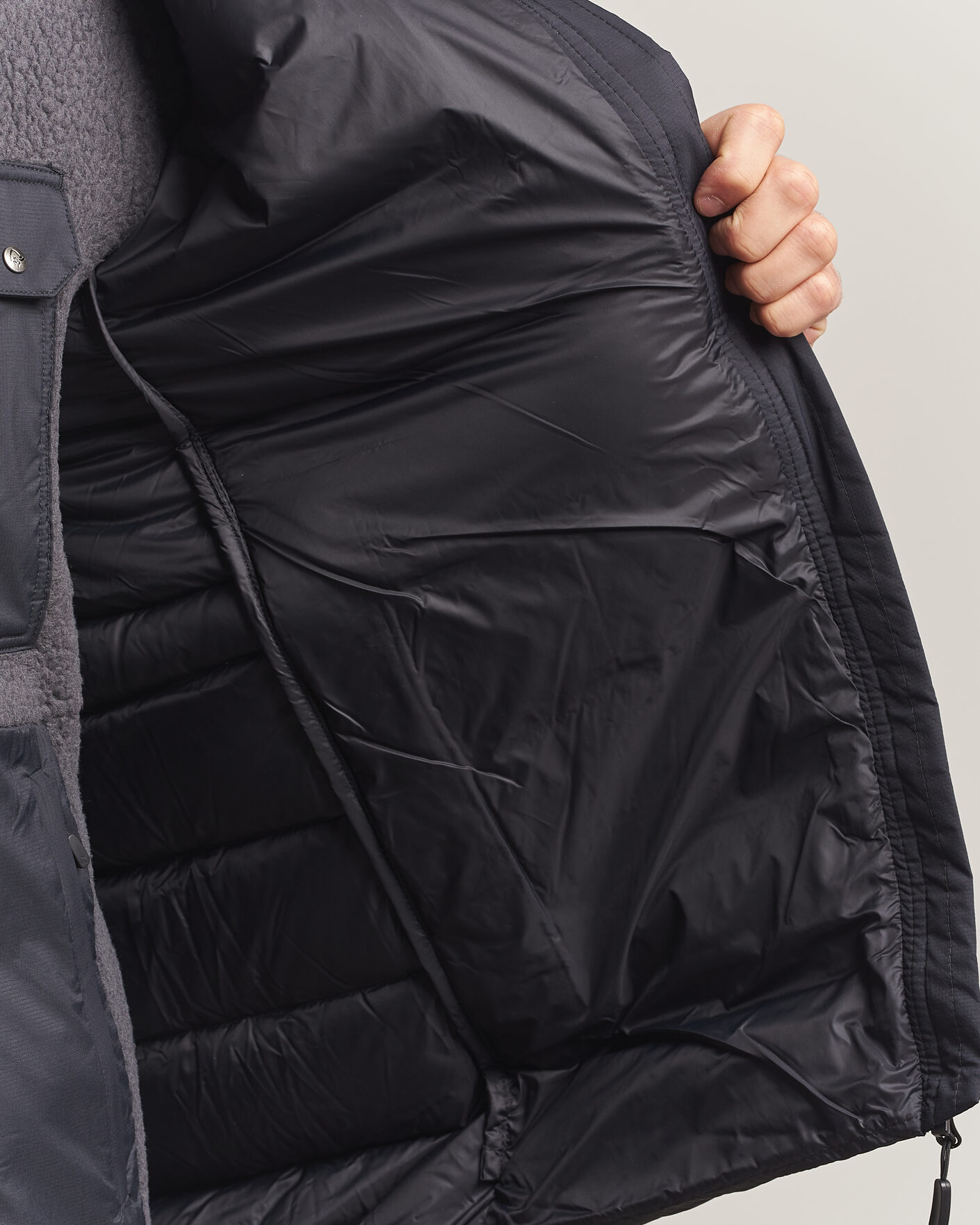 Heren | Jassen | Norrøna | Femund Down 700 Zip Hood Caviar Black