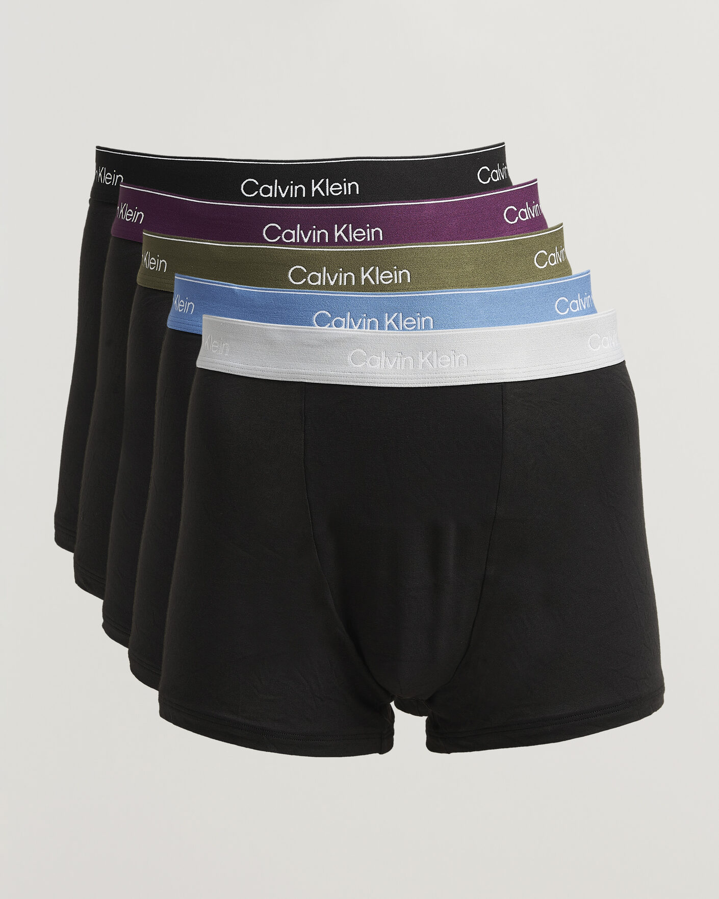 Homme | Sous-Vêtements Et Chaussettes | Calvin Klein | 5-Pack Icon Cotton Stretch Relaxed Trunk Black