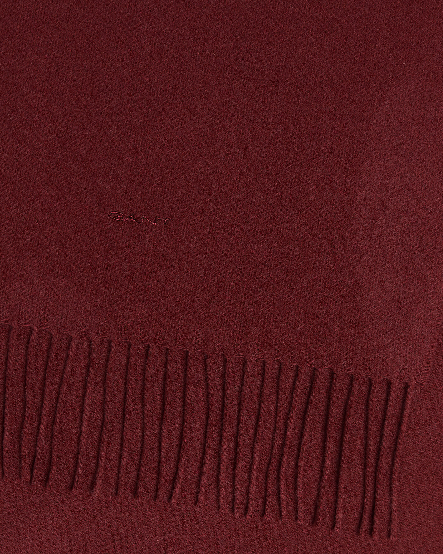 Heren | Sjaals | Gant | Wool Scarf Deep Grape Wine