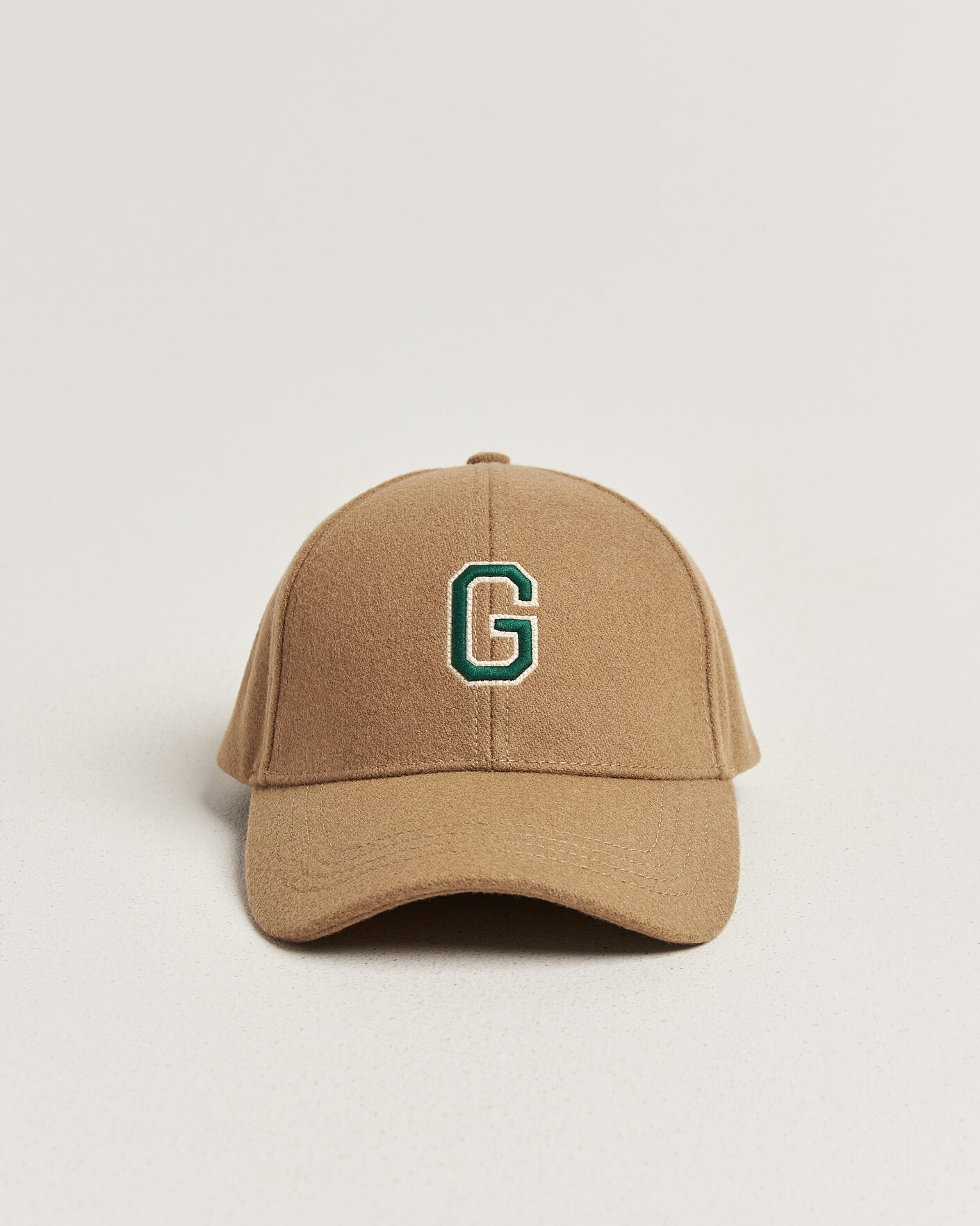 Homme | Bobs Et Casquettes | Gant | G Badge Wool Melton Cap Autumn Yellow