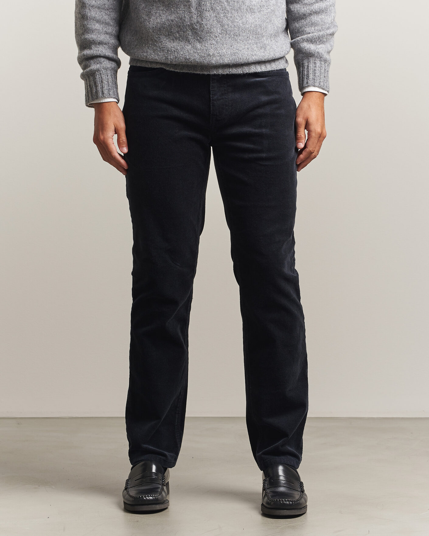 Homme | Pantalons | Gant | Regular Fit Corduroy 5-Pocket Pants Black