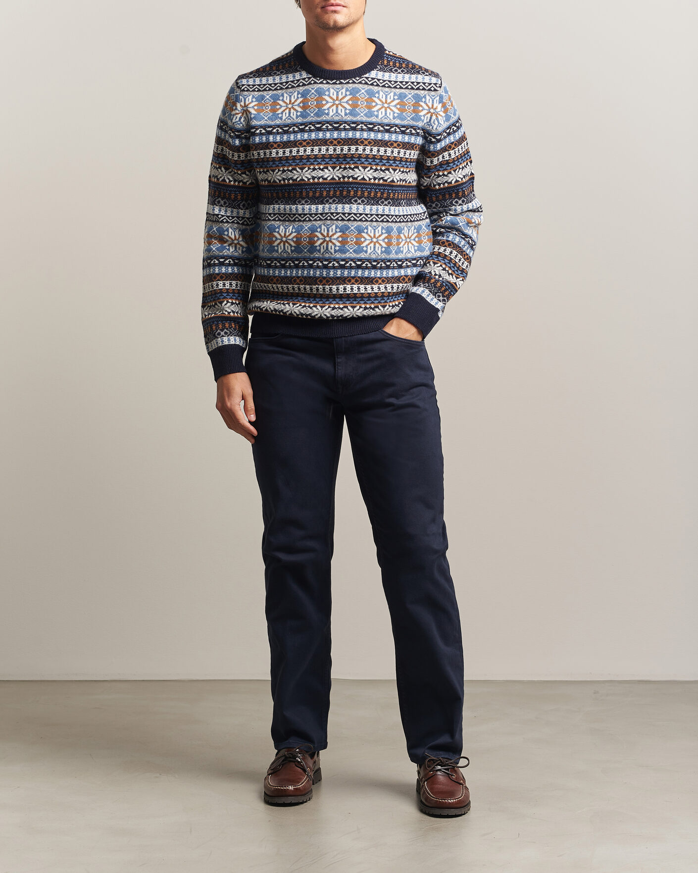 Homme | Pantalons | Gant | Regular Fit Moleskin 5-Pocket Pants Evening Blue