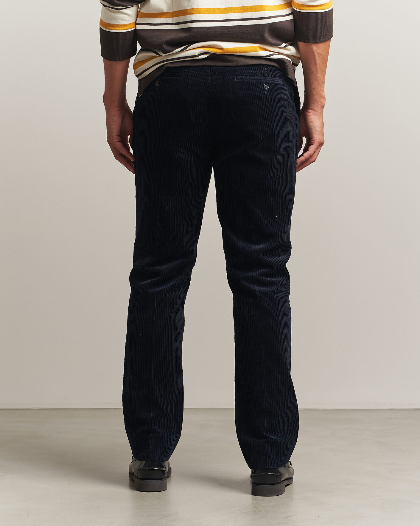 Heren | Broeken | Gant | Corduroy Trousers Evening Blue