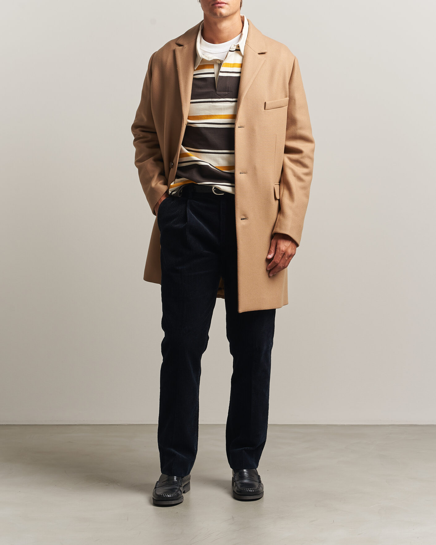 Homme | Manteaux Et Vestes | Gant | Classic Wool/Cashmere Coat Light Taupe