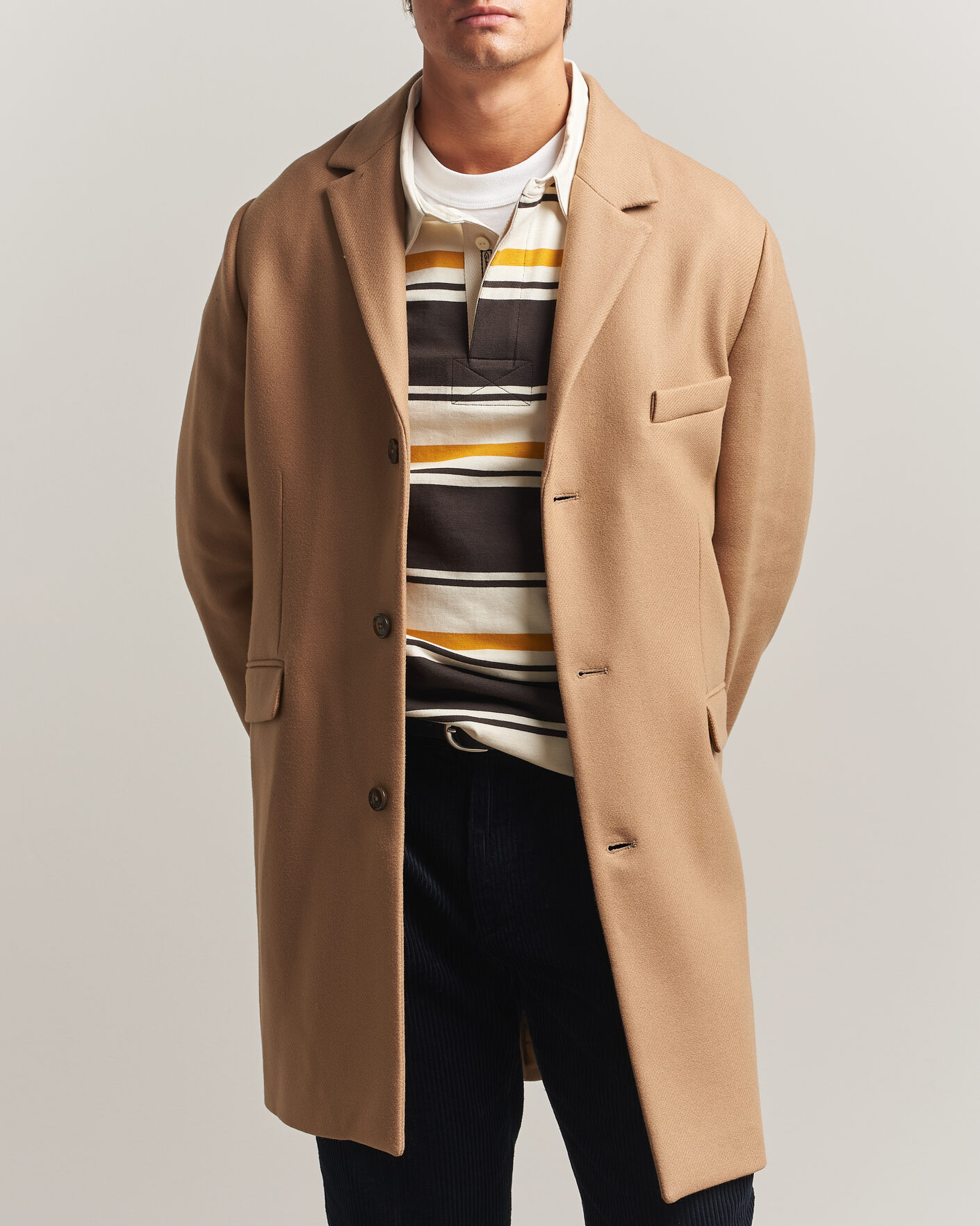 Homme | Manteaux Et Vestes | Gant | Classic Wool/Cashmere Coat Light Taupe