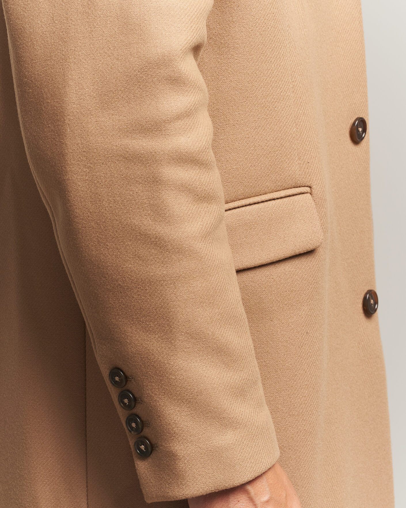 Homme | Manteaux Et Vestes | Gant | Classic Wool/Cashmere Coat Light Taupe