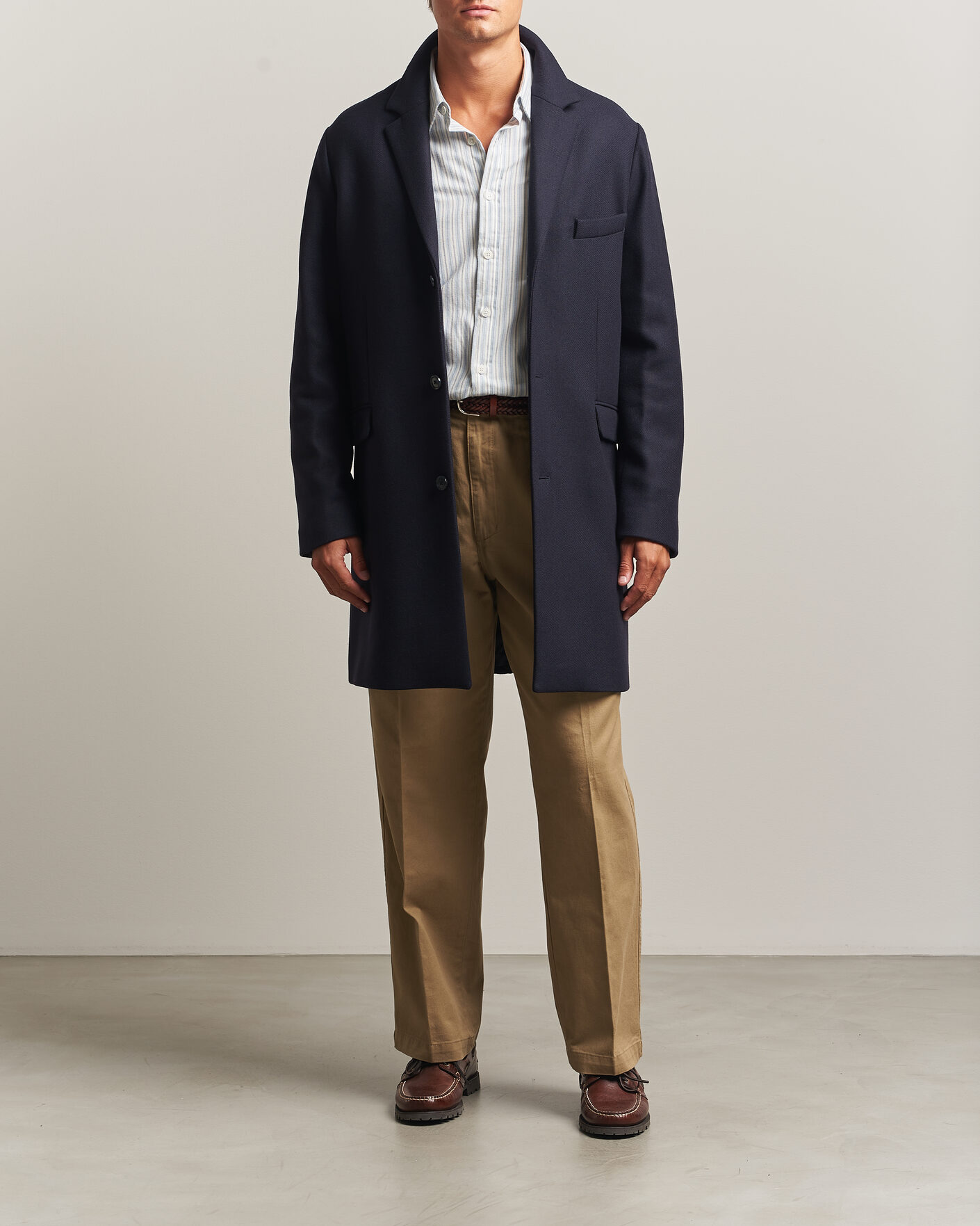 Homme | Manteaux Et Vestes | Gant | Classic Wool/Cashmere Coat Evening Blue