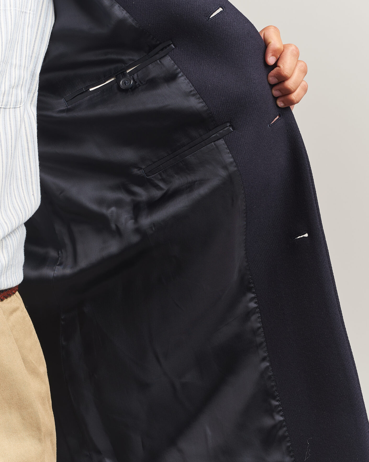 Homme | Manteaux Et Vestes | Gant | Classic Wool/Cashmere Coat Evening Blue