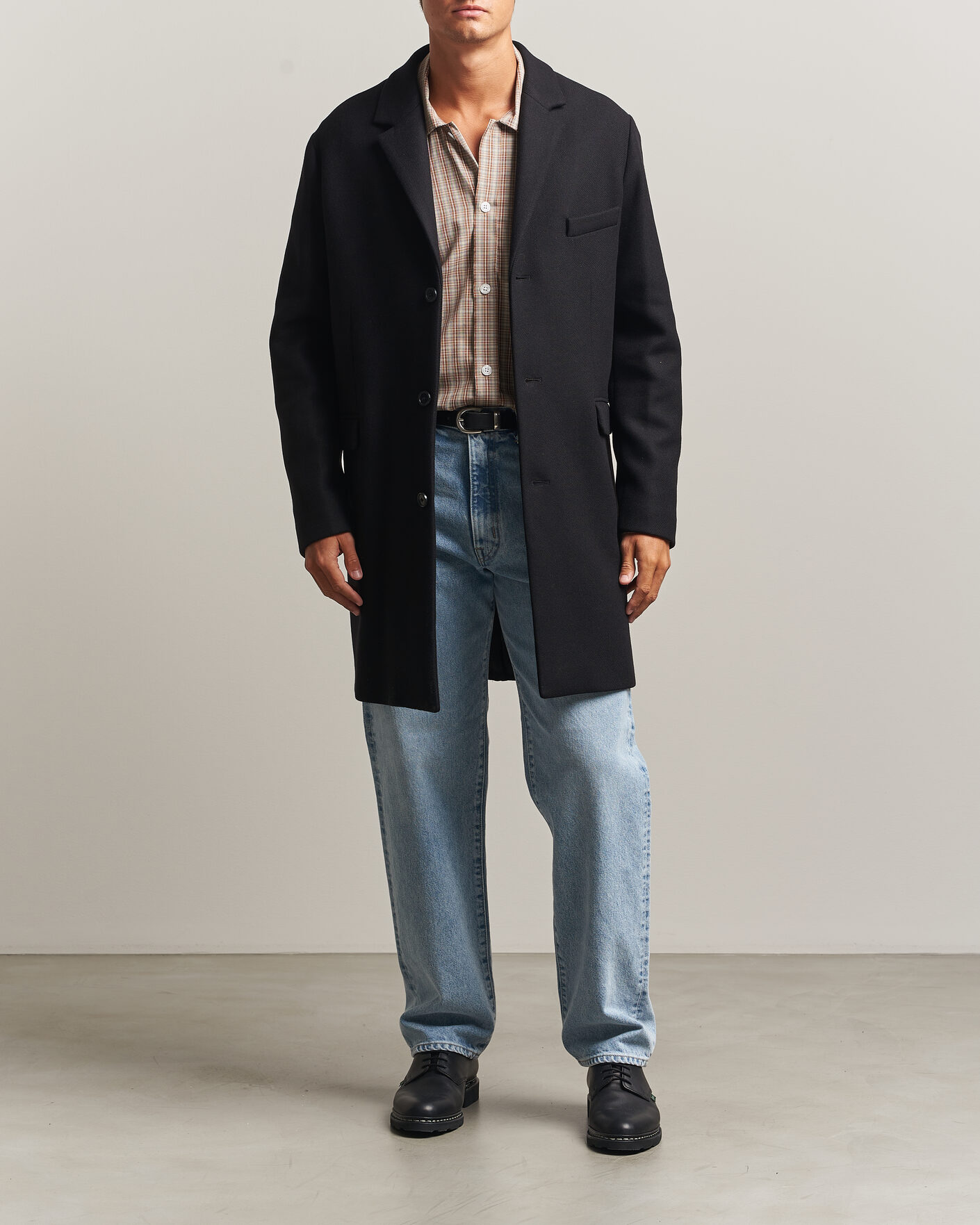 Homme | Manteaux Et Vestes | Gant | Classic Wool/Cashmere Coat Black