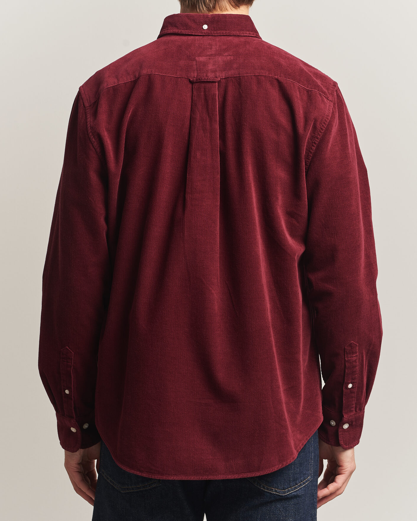 Homme | Chemises | Gant | Regular Fit Corduroy Shirt Deep Grape Wine