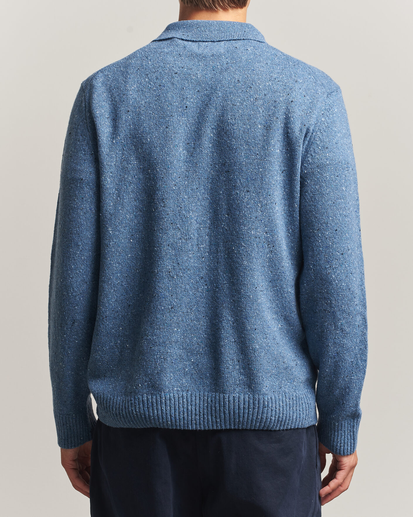 Homme | Pulls Et Tricots | Gant | Neps Wool Polo Blue Horizon