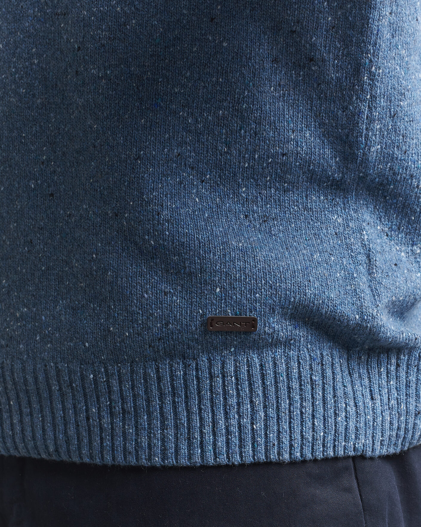 Homme | Pulls Et Tricots | Gant | Neps Wool Polo Blue Horizon