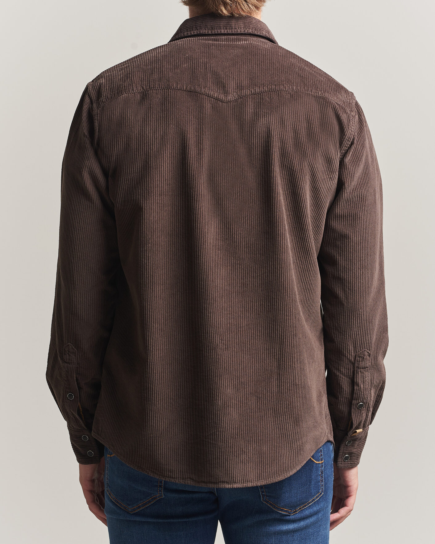 Heren | Overhemden | Jacob Cohën | Cord Pocket Overshirt Brown