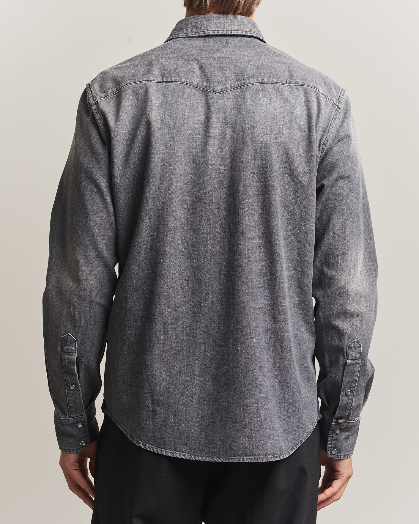 Heren | Overhemden | Jacob Cohën | Denim Western Pocket Overshirt Grey