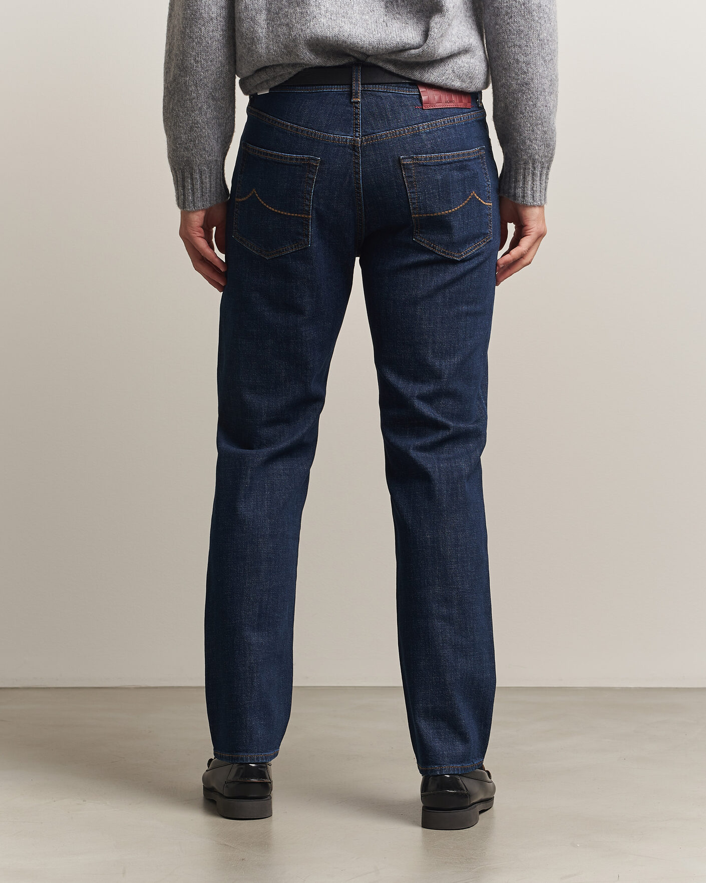 Homme | Jeans | Jacob Cohën | Edos Regular Straight Fit Jeans Dark Blue