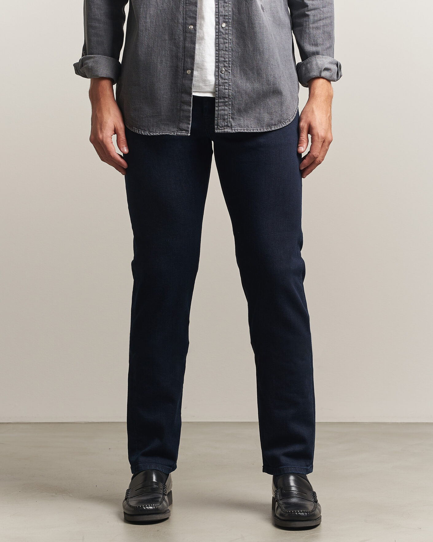 Homme | Jeans | Jacob Cohën | Bard Slim Fit Stretch Jeans Overdyed Blue