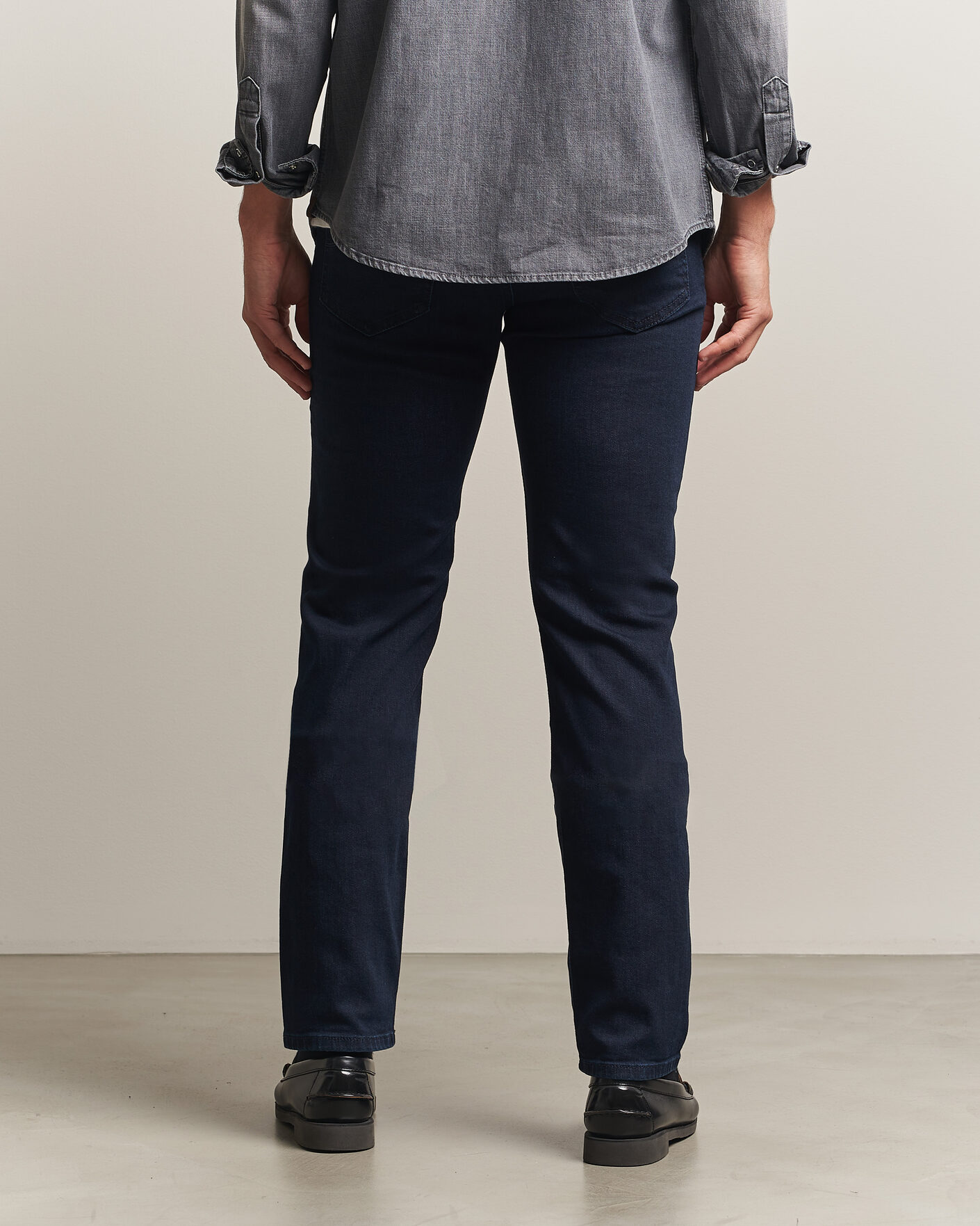 Homme | Jeans | Jacob Cohën | Bard Slim Fit Stretch Jeans Overdyed Blue