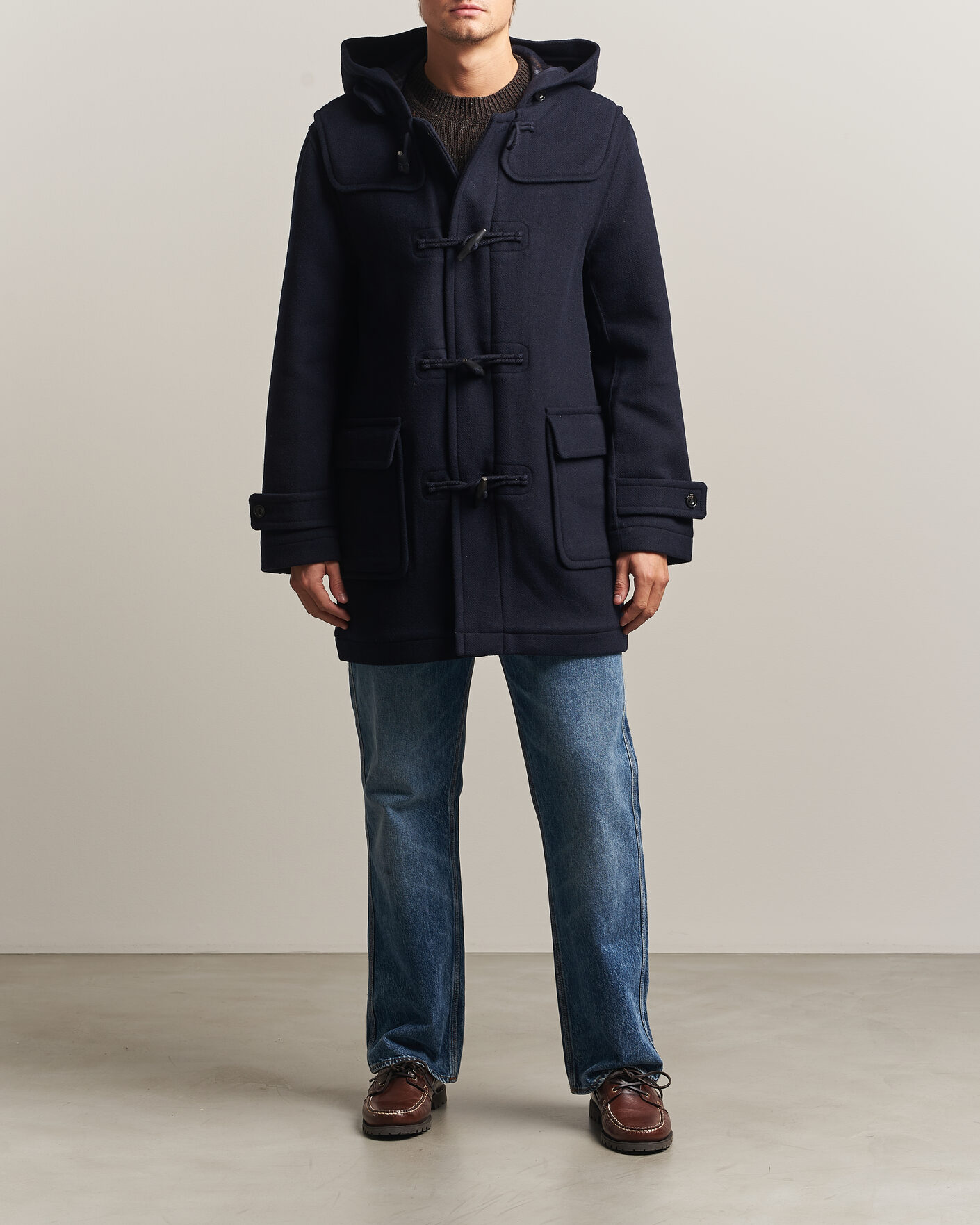 Homme | Manteaux Et Vestes | Gant | Classic Wool Duffle Coat Evening Blue