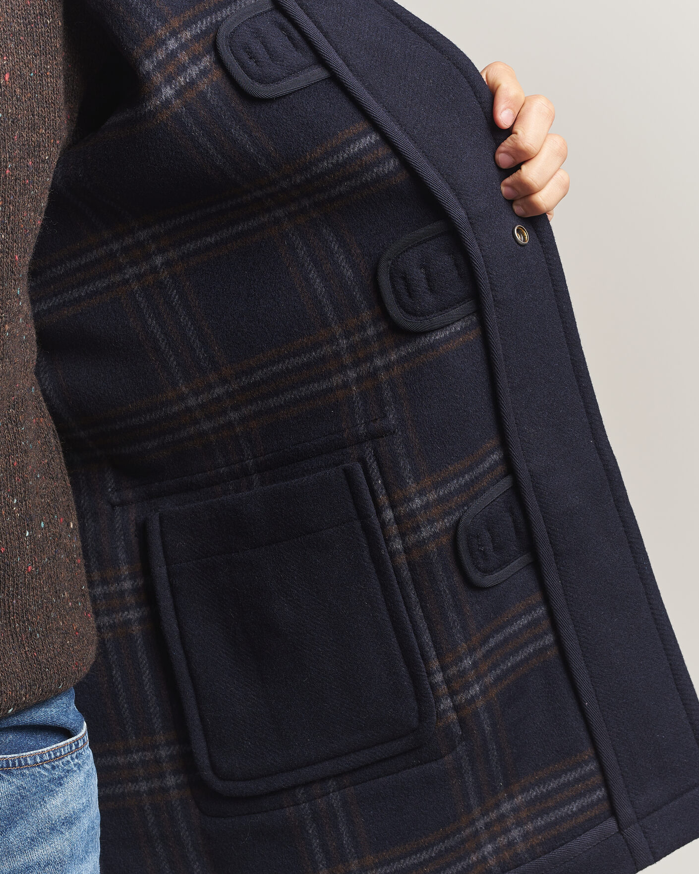 Homme | Manteaux Et Vestes | Gant | Classic Wool Duffle Coat Evening Blue