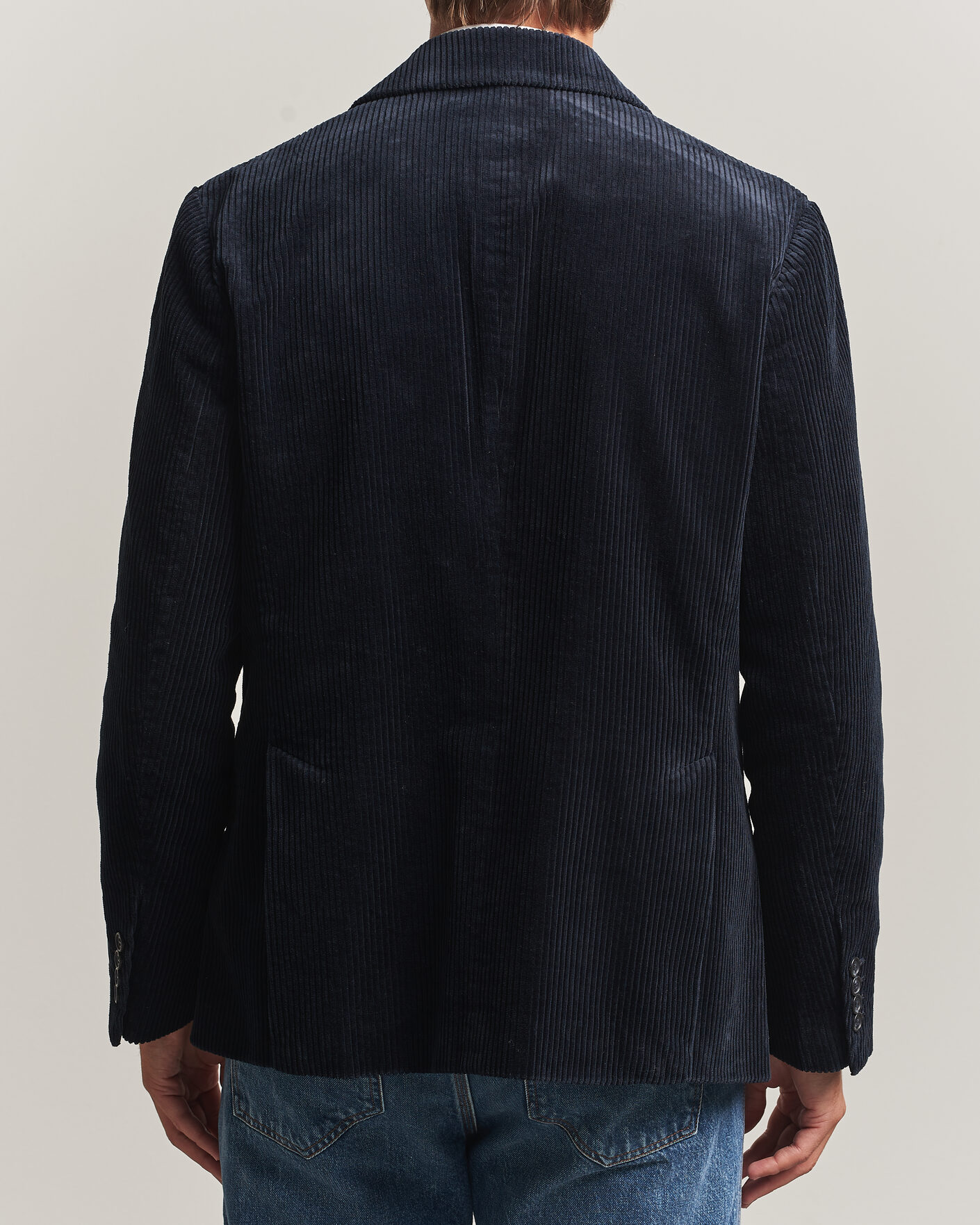 Heren | Blazers | Gant | Corduroy Blazer Evening Blue