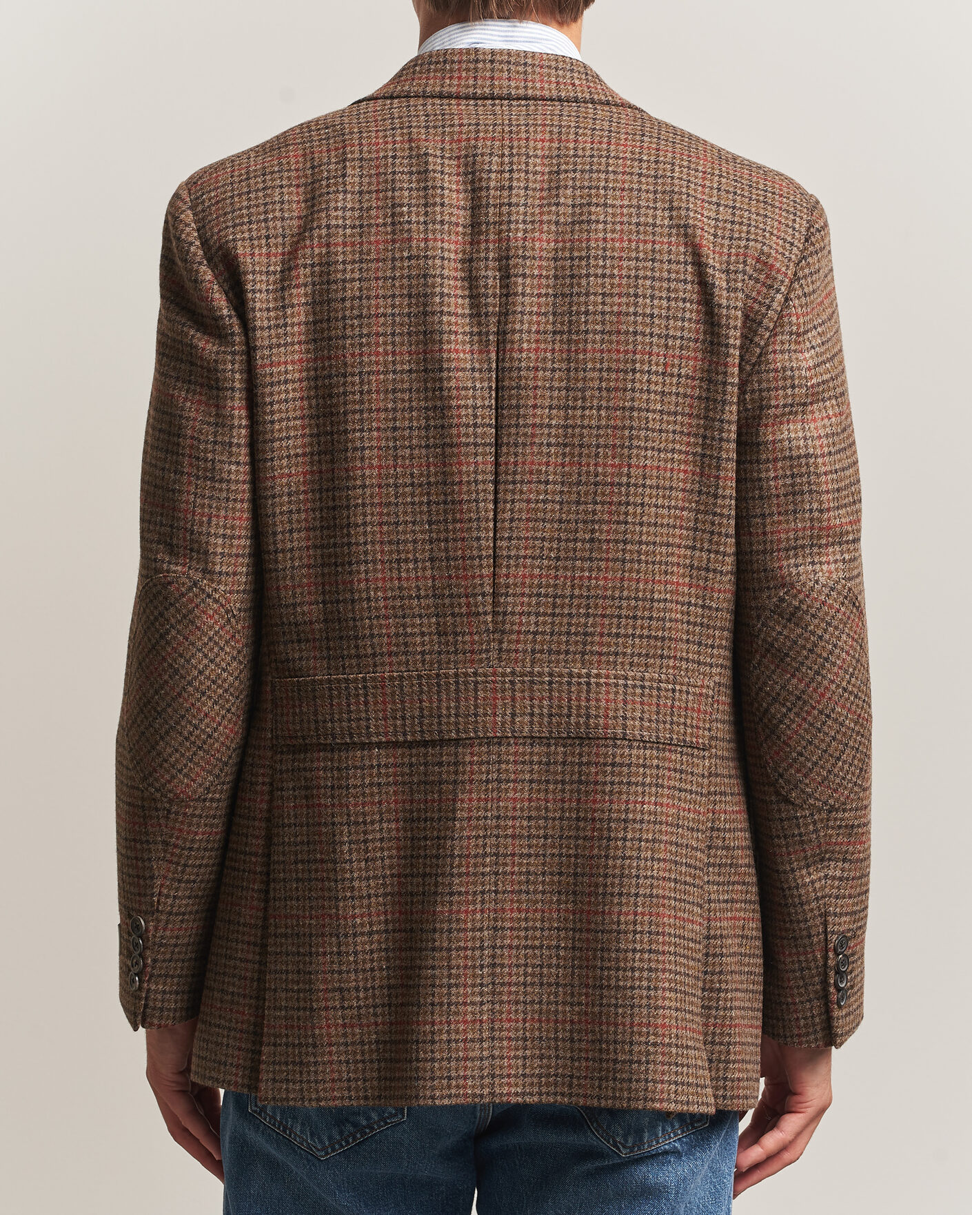 Homme | Manteaux Et Vestes | Gant | British Tweed Blazer Shadow Brown