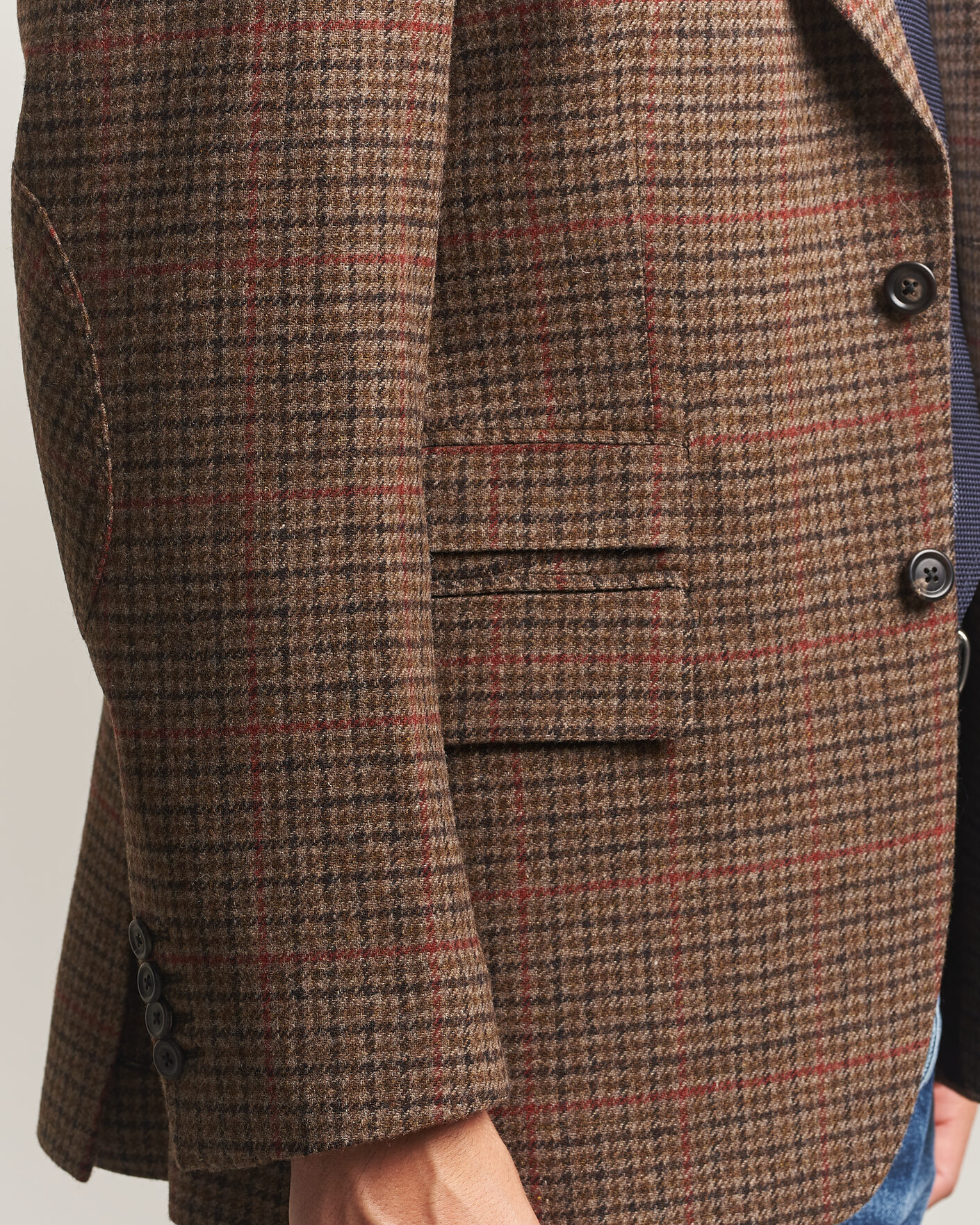 Homme | Manteaux Et Vestes | Gant | British Tweed Blazer Shadow Brown