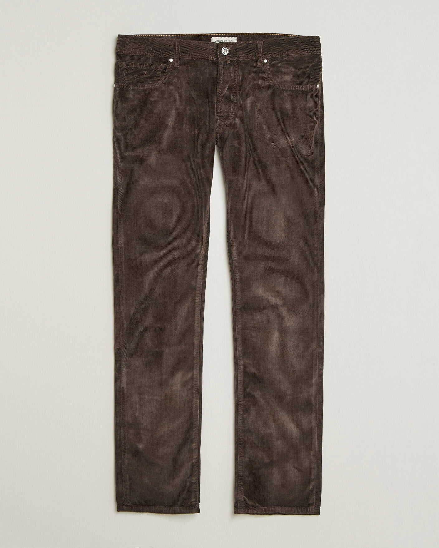 Heren | Broeken | Jacob Cohën | Bard 5-Pocket Medium Corduroy Trousers Brown