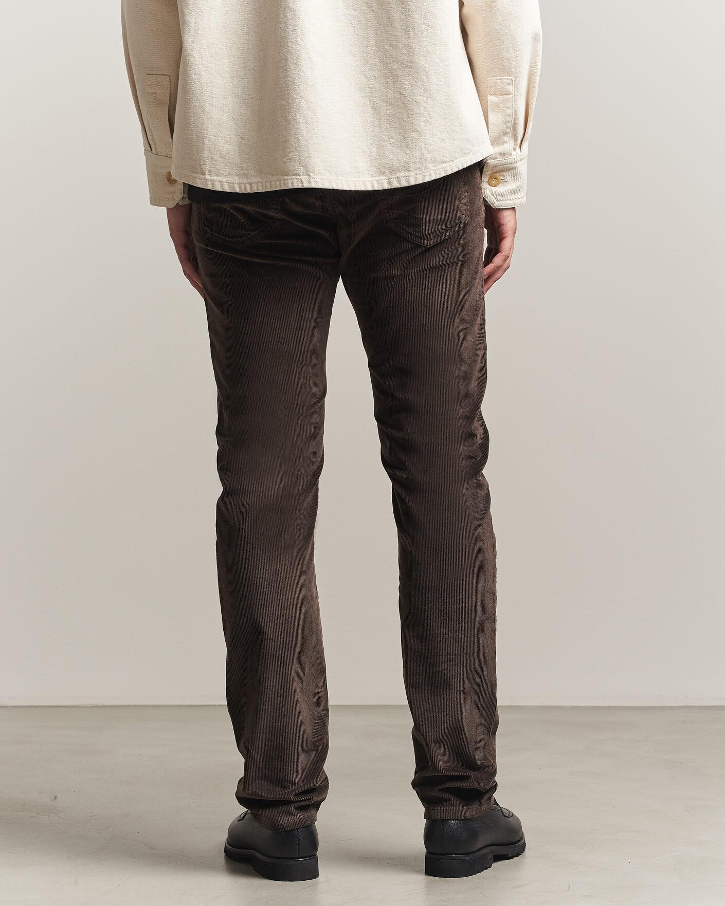 Heren | Broeken | Jacob Cohën | Bard 5-Pocket Medium Corduroy Trousers Brown