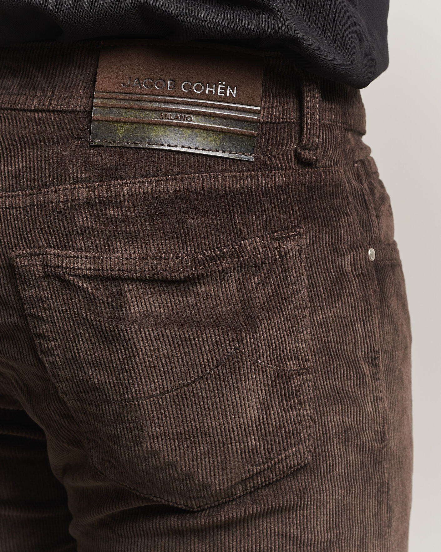 Heren | Broeken | Jacob Cohën | Bard 5-Pocket Medium Corduroy Trousers Brown