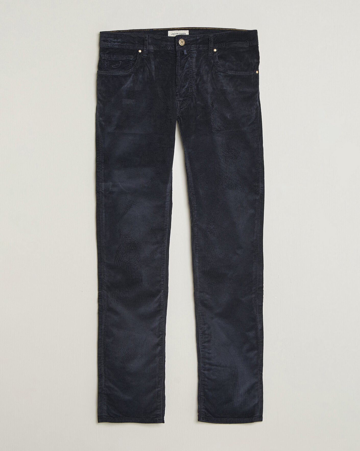 Homme | Pantalons | Jacob Cohën | Bard 5-Pocket Medium Corduroy Trousers Navy