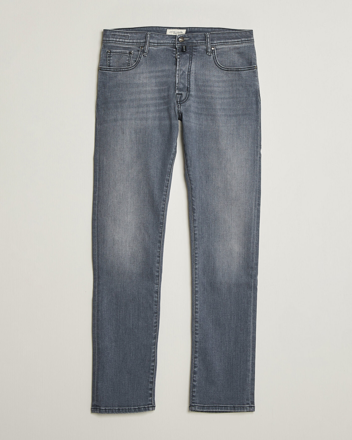 Homme | Jeans | Jacob Cohën | Bard Slim Fit Stretch Jeans Light Grey