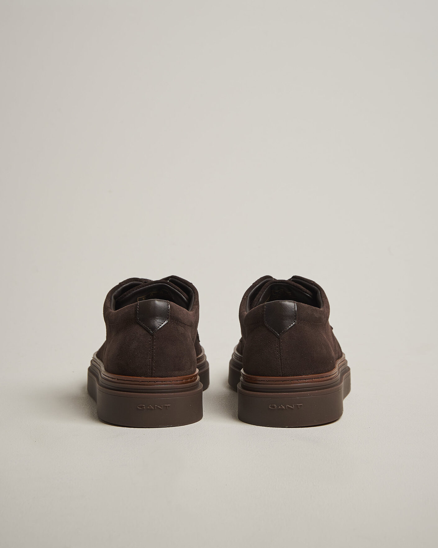 Homme | Baskets | Gant | Kinzoon Suede Derby Sneaker Espresso Brown