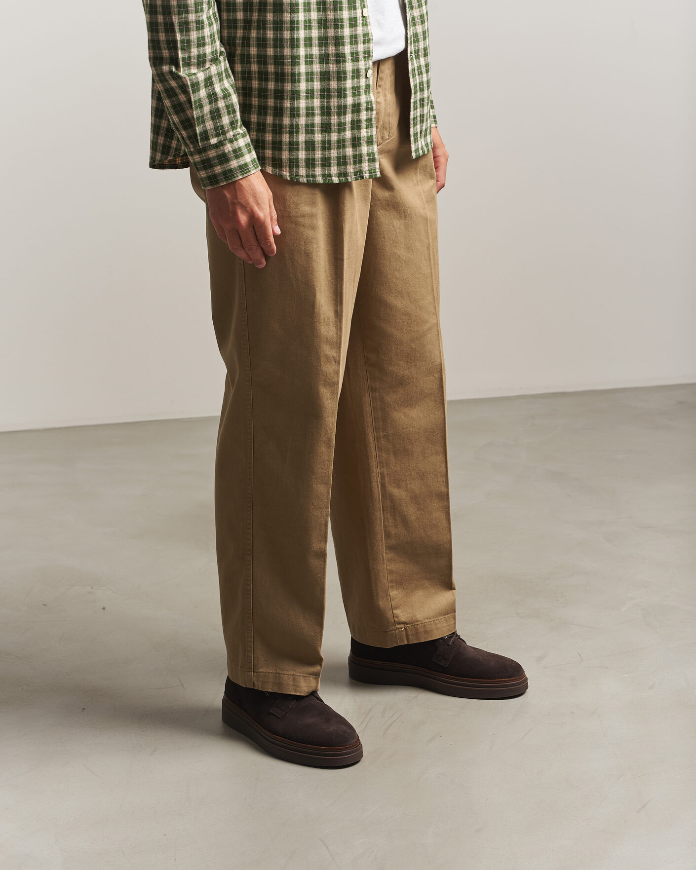 Heren | Sneakers | Gant | Kinzoon Suede Derby Sneaker Espresso Brown