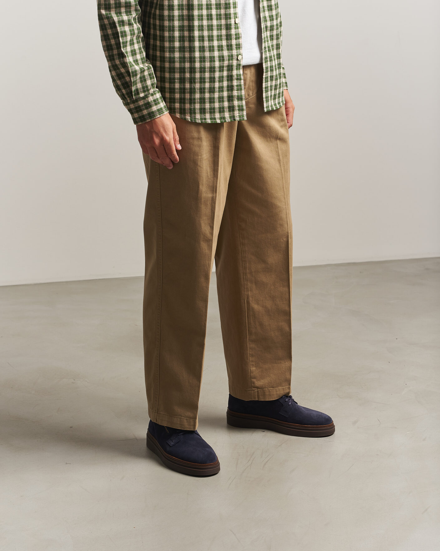 Heren | Sneakers | Gant | Kinzoon Suede Derby Sneaker Marine
