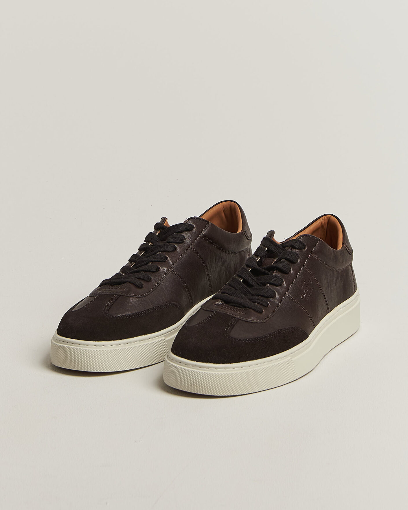 Homme | Baskets | Gant | Mc Julien Leather/Suede Sneaker Dark Brown