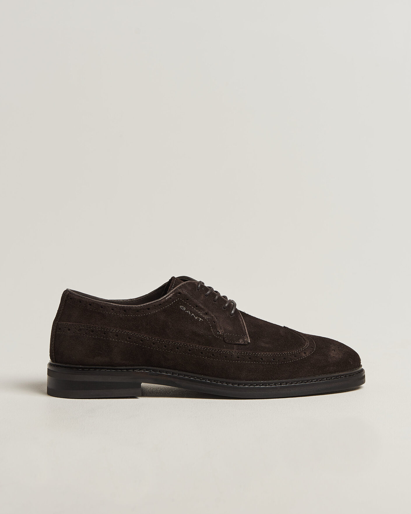 Homme | Richelieus | Gant | Bidford Suede Brogues Dark Brown