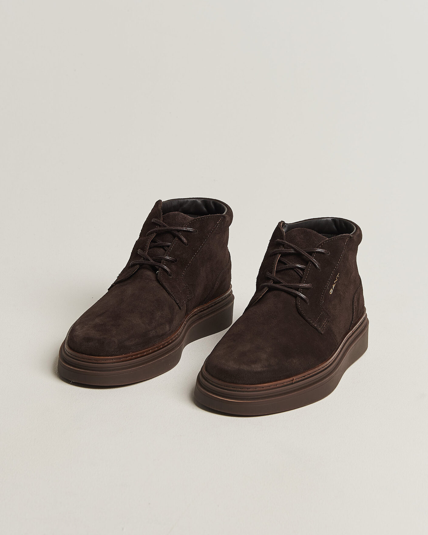 Heren | Laarzen | Gant | Kinzoon Suede Chukka Boot Espresso Brown
